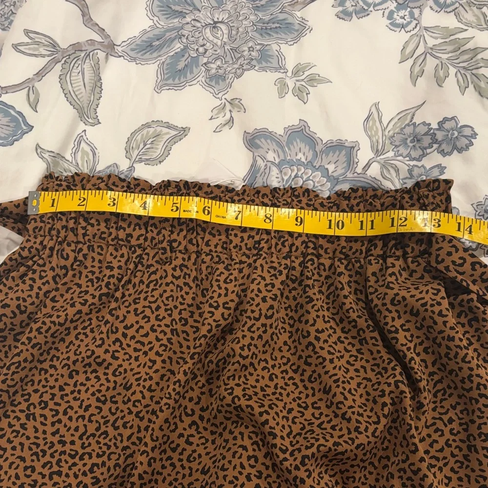 Leopard Print Women's Skirt midi‎ soft